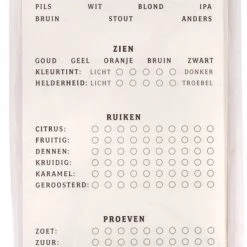 SENZA Wijn En Bier Proef Kaarten