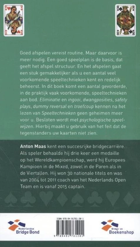 Anton Maas Bridge Bond Specials 12 - Speeltechnieken 5 Anton Maas Bridge Bond Specials 12 - Speeltechnieken - Afbeelding 3