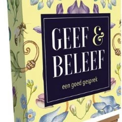 Geef & Beleef, Een Goed Gesprek | Gezelschapsspel | 87 Vragen, Weetjes En Dilemma's | Paper Art | Cadeau | Feestdagen | Voor Hem & Haar