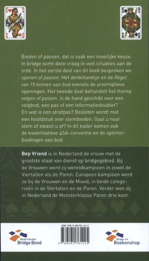 Bep Vriend Bridge Bond Specials 14 - Bieden Of Passen 5 Bep Vriend Bridge Bond Specials 14 - Bieden Of Passen - Afbeelding 3