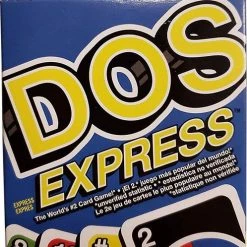 Mattel Games UNO DOS Express - Match The Numbers En Colors - Speel Dezelfde Nummers En Kleur - Extra Bonuskaarten - Mattel