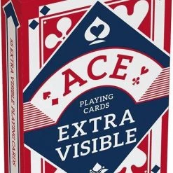 Cartamundi ACE Speelkaarten - Extra Grote Opdruk - Rood