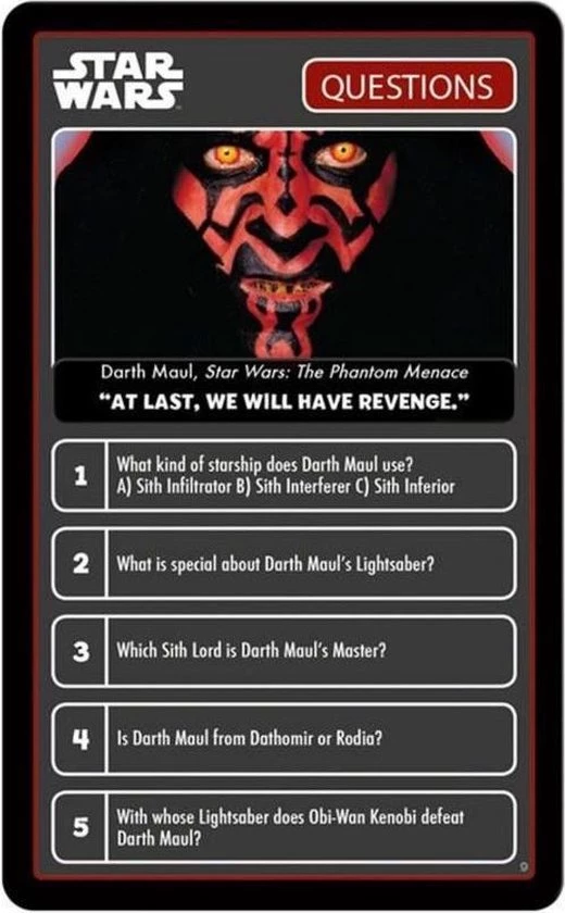 Winning Moves Top Trumps Quiz Star Wars 6 Winning Moves Top Trumps Quiz Star Wars - Afbeelding 4