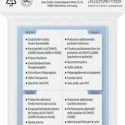 Ultimate Guard Precise-Fit Sleeves Standard Size Transparent (100) -kaartspellen Verkoopwinkel 521x840 9