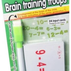 ZaciaToys Educatief Kaartspel - Leerspel - Leren Rekenen - Denksport - Educatieve Kaartspellen - Flashkaart - Geheugenkaart - Flitskaart 4 Stuks - Optellen - Aftrekken - Delen - Vermenigvuldigen -kaartspellen Verkoopwinkel 530x840 6