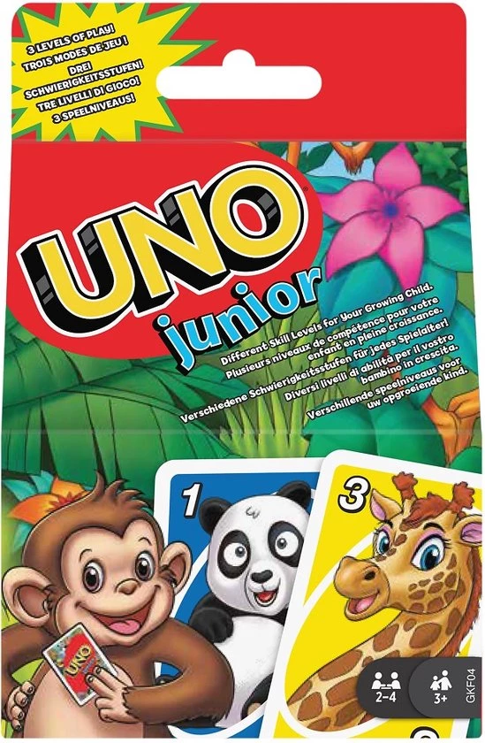 UNO Junior - Mattel Games - Engelstalig Kaartspel 3 UNO Junior - Mattel Games - Engelstalig Kaartspel