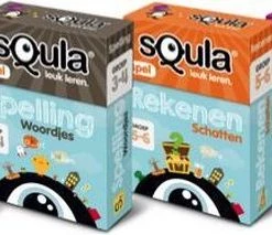 Identity Games Squla - Set Van Vier - Spelling, Rekenen, Rijmen, Aardrijkskunde