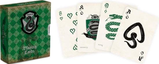 Cartamundi Speelkaarten Harry Potter Zwadderich Groen/zilver 9 Cartamundi Speelkaarten Harry Potter Zwadderich Groen/zilver - Afbeelding 7