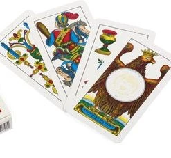 Dal Negro Speelkaarten Piacentine 91 Mm Pvc Rood 40-delig