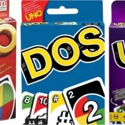 Mattel Games UNO + UNO FLIP! + DOS - SUPER PACK - KAARTSPEL - MATTEL
