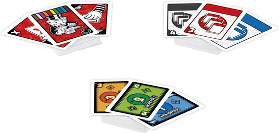 Monopoly 3, 2, 1 - Franstalig Kaartspel 5 Monopoly 3, 2, 1 - Franstalig Kaartspel - Afbeelding 3