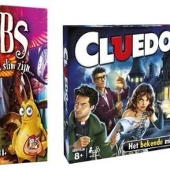 Merkloos Spellenset - 2 Stuks - Kaartspel - Gubs & Cluedo