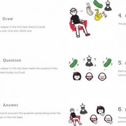 Dyce Games Hot Seat (Engelstalig) - H T Partyspel Waarbij Het Allemaal Om Jou Draait - Kaartspel Voor Familie & Vrienden Van Alle Leeftijden -kaartspellen Verkoopwinkel 550x294 2