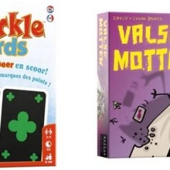 999 Games Spellenbundel - Kaartspel - 2 Stuks - Qwirkle & Valse Motten
