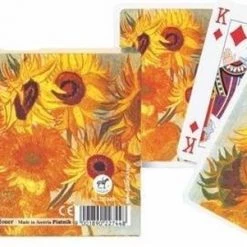 Piatnik Vincent Van Gogh Zonnebloemen Speelkaarten - Double Deck