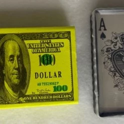 Merkloos Speelkaarten 100 Dollar Karton Gele Doos Pokerkaarten 100 Dollar Karton 100% Plastic Waterdicht 54 Stuks -kaartspellen Verkoopwinkel 550x303 3