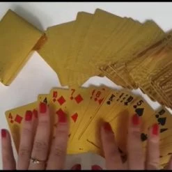 REBL Luxe Gouden Speelkaarten / Poker Kaarten - Geplastificeerd -kaartspellen Verkoopwinkel 550x309 10