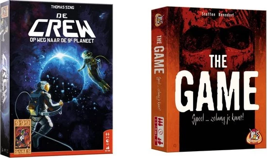 Merkloos Spellenbundel - Kaartspellen - 2 Stuks - De Crew & The Game 3 Merkloos Spellenbundel - Kaartspellen - 2 Stuks - De Crew & The Game