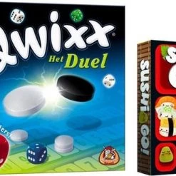 White Goblin Games Spelvoordeelset Qwixx Het Duel & Sushi Go