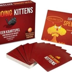 999 Games Spellenbundel - Kaartspel - 2 Stuks - Exploding Kittens & Valse Motten -kaartspellen Verkoopwinkel 550x339 5