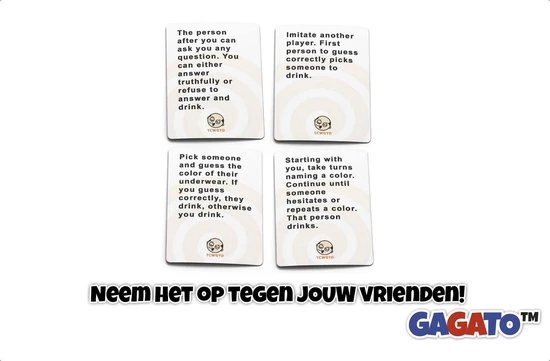 Gagato These Cards Will Get You Drunk Too - (DEEL II) - Kaartspel - Drankspel - Spellen Voor Volwassenen - Set Kaarten 6 Gagato These Cards Will Get You Drunk Too - (DEEL II) - Kaartspel - Drankspel - Spellen Voor Volwassenen - Set Kaarten - Afbeelding 4