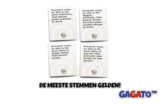 Gagato These Cards Will Get You Drunk Too - (DEEL II) - Kaartspel - Drankspel - Spellen Voor Volwassenen - Set Kaarten 7 Gagato These Cards Will Get You Drunk Too - (DEEL II) - Kaartspel - Drankspel - Spellen Voor Volwassenen - Set Kaarten - Afbeelding 5