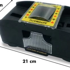 In Round Kaartschudmachine 2 Stuks Met Speelkaarten En Batterijen Kaartenschudmachine Kaartschudder Automatisch Automatische Kaartenschudder Elektrisch / Elektrische Schudmachine Card Shuffler Poker Voor Speelkaarten -kaartspellen Verkoopwinkel 550x365 7