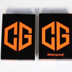 Luxe Poker Kaarten - Poker - 4 X Kaarten - 4 Sets - Cave & Garden - Speel Kaarten - Oranje - Zwart - Kaartspel - Professionele Kaarten -