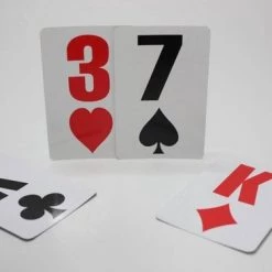 Low Vision Design Speelkaarten Met Grote Opdruk (2 Sets) - Speelkaarten Voor Slechtzienden -kaartspellen Verkoopwinkel 550x366 73