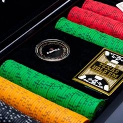 Luxe Pokerset 300 Chips (14 Gram) Plastic Pokerkaarten Houten Koffer Copag - Cartamundi -kaartspellen Verkoopwinkel 550x367 23