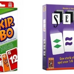 999 Games Spellenbundel - Kaartspel - 2 Stuks - Skip-Bo & SET!