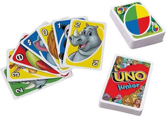 UNO Junior - Mattel Games - Engelstalig Kaartspel 5 UNO Junior - Mattel Games - Engelstalig Kaartspel - Afbeelding 3