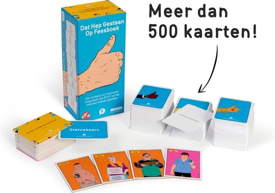 Kuna Una Tuna Games DAT HEP GESTAAN OP FEESBOEK - Kaartspel | Partygame - Nederlandse (omg!) 9 Kuna Una Tuna Games DAT HEP GESTAAN OP FEESBOEK - Kaartspel | Partygame - Nederlandse (omg!) - Afbeelding 7