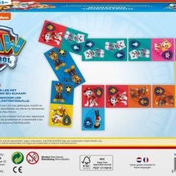 Shuffle Paw Patrol Junior - Domino - Ontdek, Leer En Leg Het Paw Patrol Team -kaartspellen Verkoopwinkel 550x387 1