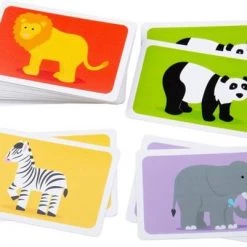 BIGJIGS Snap Kaarten - Wilde Dieren - Kaartspel
