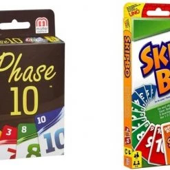 Mattel Games Spellenbundel - Kaartspel - 2 Stuks - Phase 10 & Skip-Bo