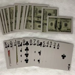 Merkloos Speelkaarten 100 Dollar Karton Gele Doos Pokerkaarten 100 Dollar Karton 100% Plastic Waterdicht 54 Stuks -kaartspellen Verkoopwinkel 550x412 71