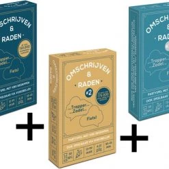 Merkloos Cadeau Pocketformaat Combideal: Omschrijven & Raden #1 + #2 + #3 - Kaartspel - Partyspellen Geschikt Voor Grote Groepen (totaal 3240 BEGRIPPEN !) - Black Friday Deal - Schoencadeautje Of In Kerstpakket -kaartspellen Verkoopwinkel 550x415 6