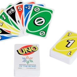 Mattel Games UNO Braille -kaartspellen Verkoopwinkel 550x425 5