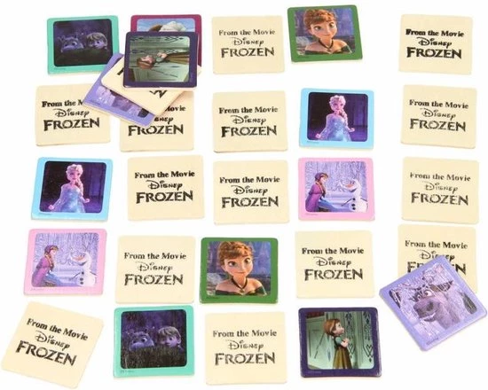 Slammer Houten Memo Disney Frozen 28 Stuks 4 Slammer Houten Memo Disney Frozen 28 Stuks - Afbeelding 2