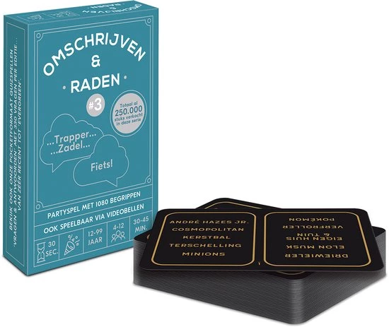 Merkloos Omschrijven & Raden #3 - Kaartspel - Pocketformaat Partyspel Geschikt Voor Grote Groepen (1080 Begrippen !) - Black Friday Deal - Schoencadeautje Of In Kerstpakket 3 Merkloos Omschrijven & Raden #3 - Kaartspel - Pocketformaat Partyspel Geschikt Voor Grote Groepen (1080 Begrippen !) - Black Friday Deal - Schoencadeautje Of In Kerstpakket
