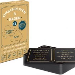 Merkloos Omschrijven & Raden #2 - Kaartspel - Pocketformaat Partyspel Geschikt Voor Grote Groepen (1080 Begrippen !) - Black Friday Deal - Schoencadeautje Of In Kerstpakket