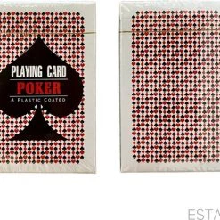 ESTARK Luxe Speelkaarten - 2 Sets - Plastic Coating - Poker Kaarten - Kaartspel - Spelkaarten - Spel Kaart - 2 X 56 - Gezelschapsspel - Spelen - Playing Cards - Cijfer In Alle 4 De Hoeken - 2 STUKS -kaartspellen Verkoopwinkel 550x469 2