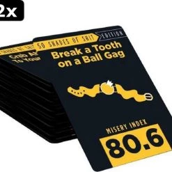 Goliath 2x Shit Happens 50 Shades Of Shit 18+ - Engelstalig Kaartspel - Partyspel - Rangschik Ongewenste Situaties! -kaartspellen Verkoopwinkel 550x471 4