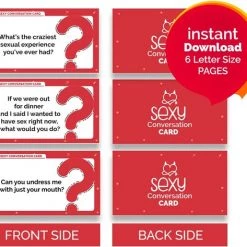 LoveGuider Printbare Conversatiestarters, Tinder Gespreksvragenkaarten, Ijsbreker Gesprekskaarten Voor Koppels -kaartspellen Verkoopwinkel 550x473 2