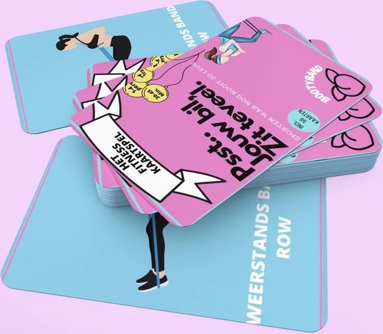 Bootyband.nl Het Fitness Kaartspel - Bootyband NL - Kaartspel - Fitness 6 Bootyband.nl Het Fitness Kaartspel - Bootyband NL - Kaartspel - Fitness - Afbeelding 4