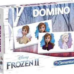 Clementoni - Spel Domino Pocket - Disney Frozen 2 - Kaartspel