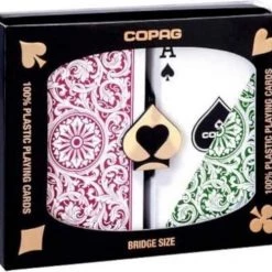 Copag 1546 - Burgundy/Green -kaartspellen Verkoopwinkel 550x488 14