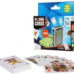 Clown Games Clown Speelkaarten 100% Plastic Set 2 -kaartspellen Verkoopwinkel 550x491 2