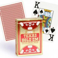 Copag Speelgoed | Kaartspel - Texas Holdem Gold - Jumbo Face - 2 Index - Rood - Tradit -kaartspellen Verkoopwinkel 550x493 3